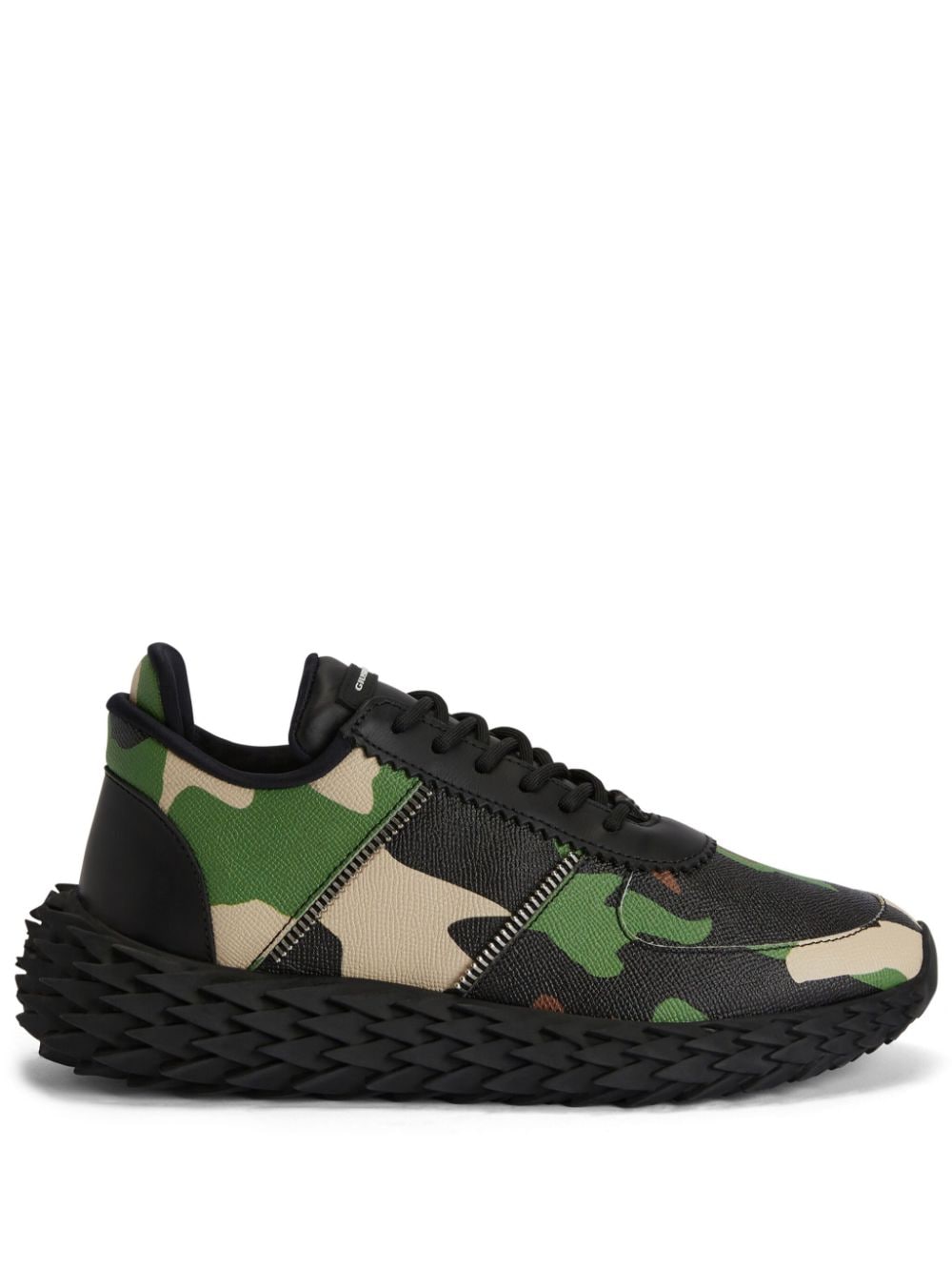Giuseppe Zanotti Urchin camouflage-print leather sneakers Black