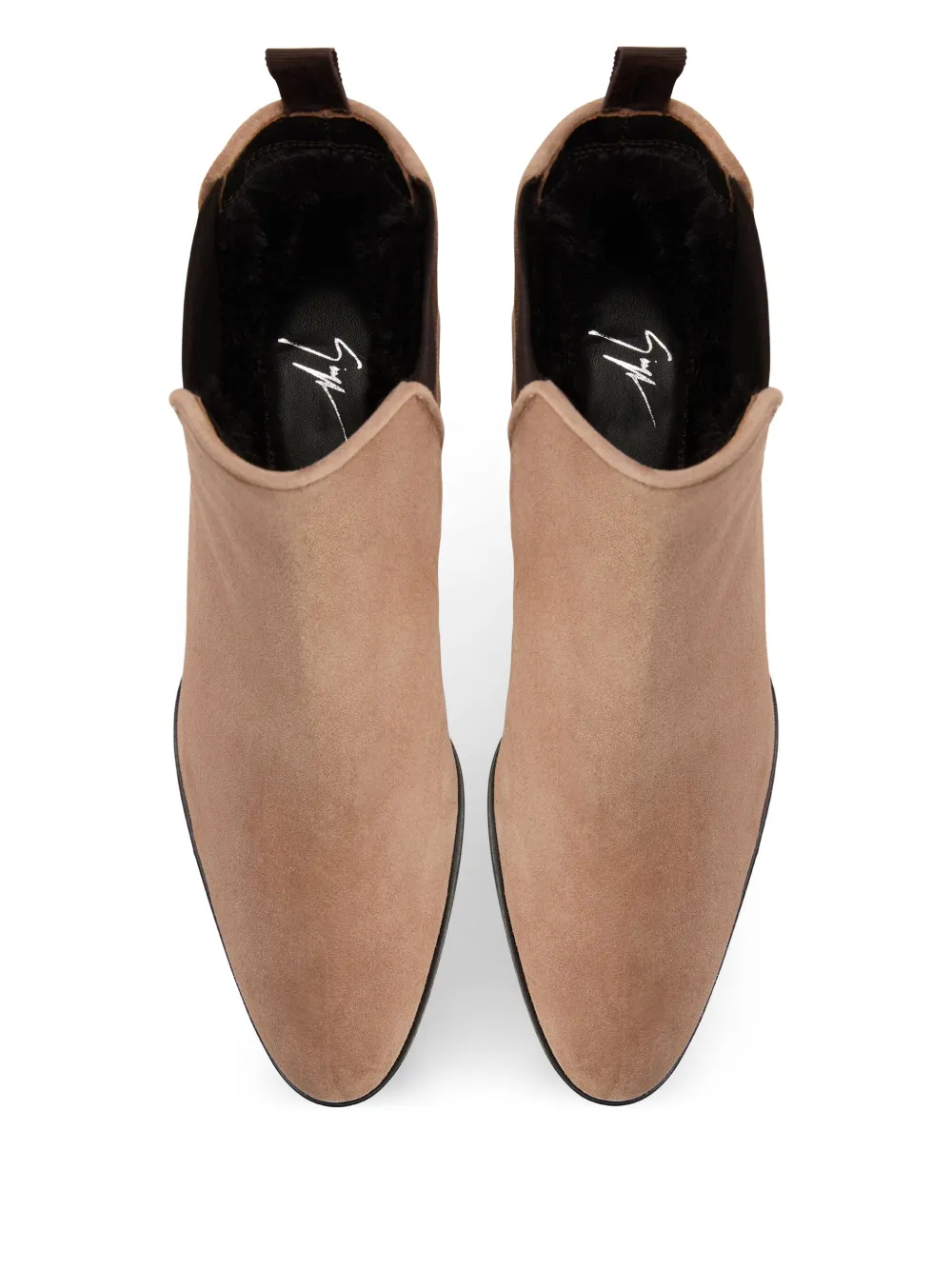 Giuseppe Zanotti Judy elastic-panel suede boots Brown