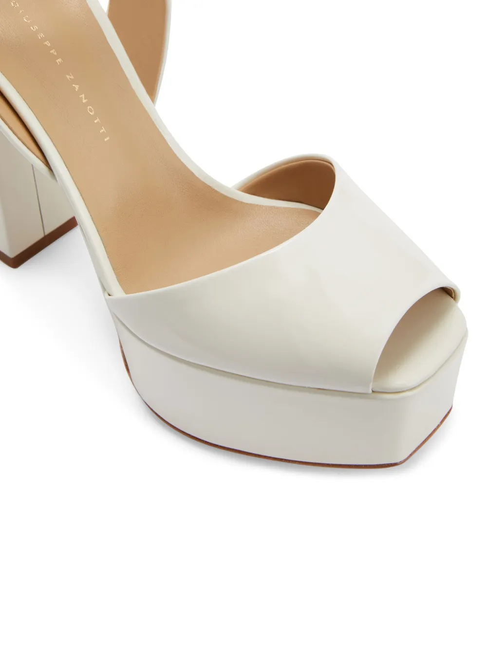 Giuseppe Zanotti Betty 120mm leather sandals Neutrals