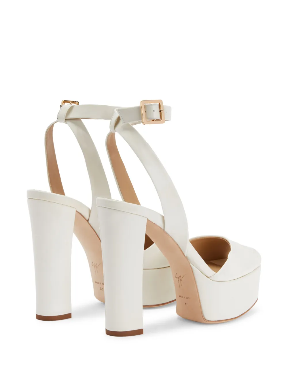 Giuseppe Zanotti Betty 120mm leather sandals Neutrals