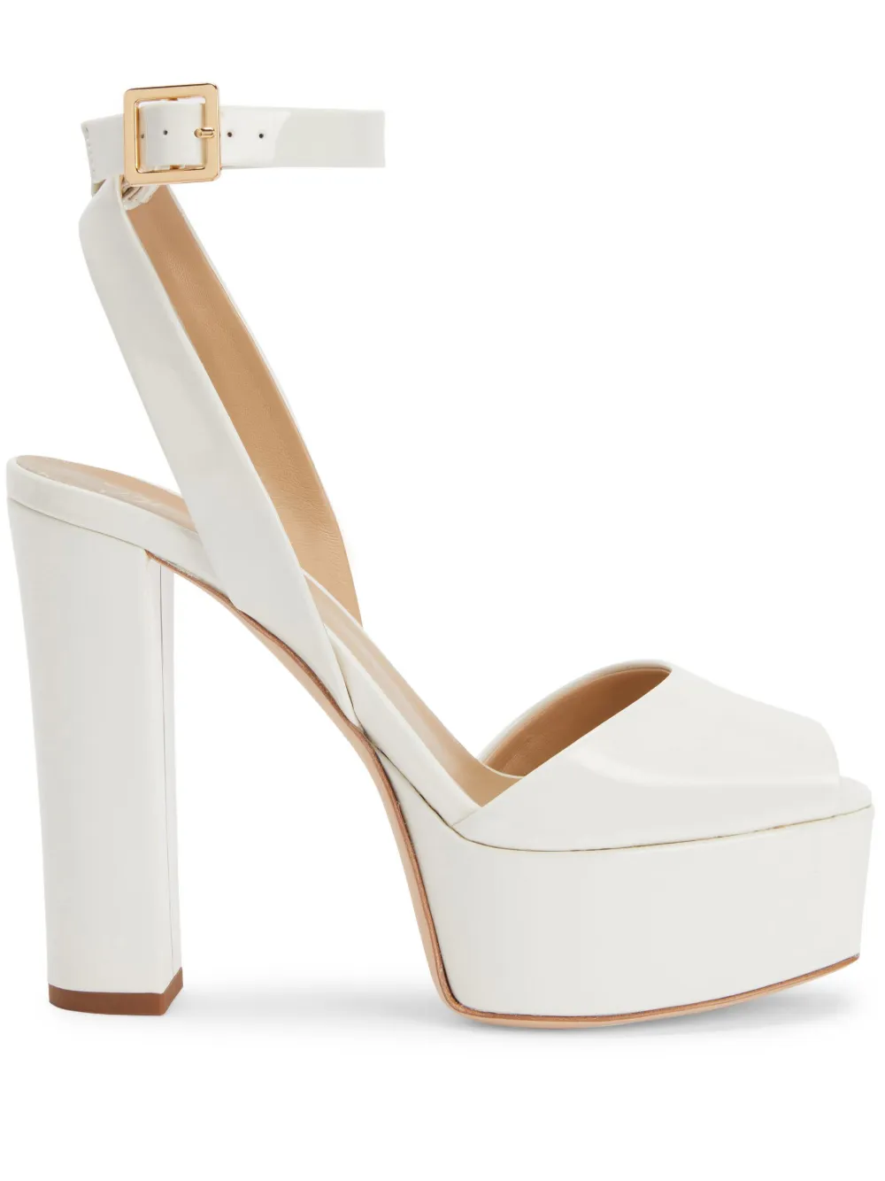 Giuseppe Zanotti Betty 120mm leather sandals Neutrals