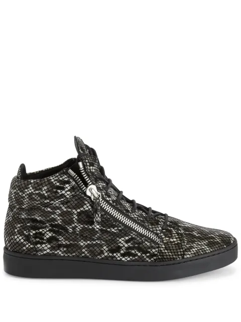 Giuseppe Zanotti Kriss leopard-print hi-top sneakers