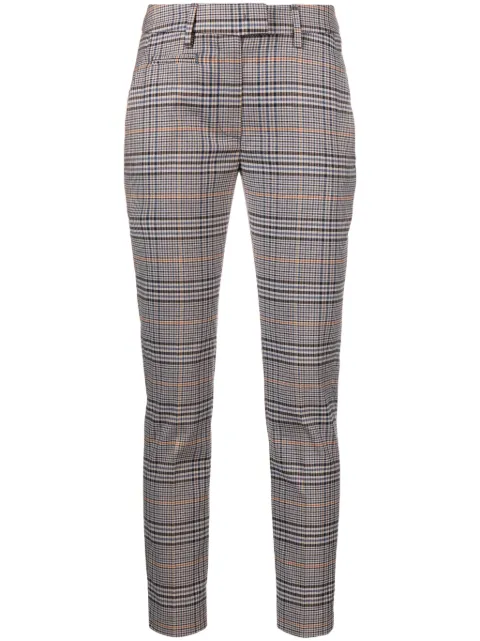 DONDUP plaid cropped trousers