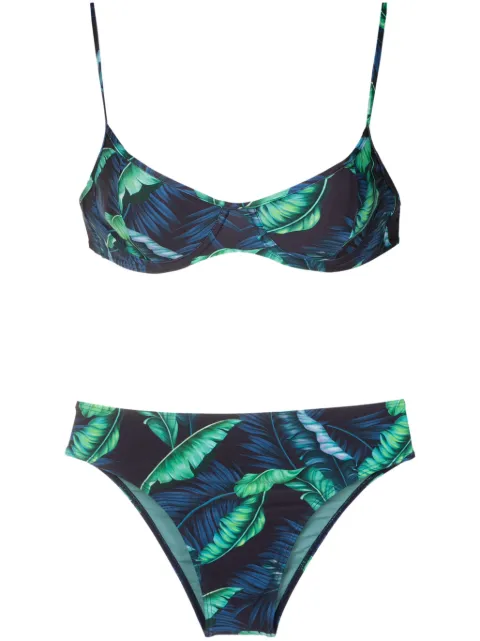 Lygia & Nanny bikini Lilica con hojas estampadas