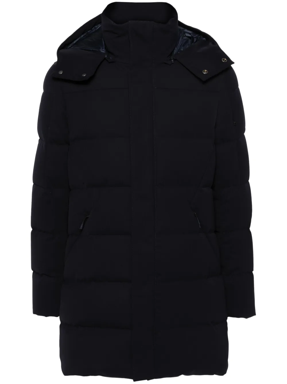 Boggi Milano Gewatteerde parka Blauw