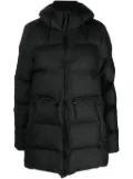 Rains hooded padded coat - Black