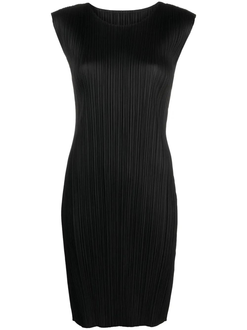 Shop Issey Miyake Monthly Colors July Pleated Dress In Black