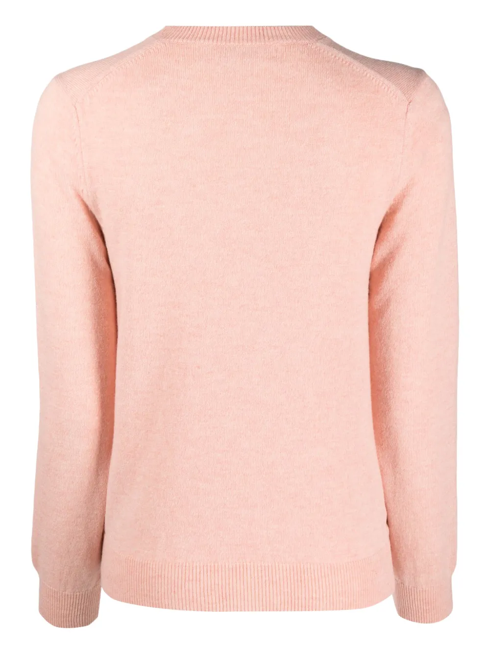 Comme Des Garçons Play V-neck fine-knit wool jumper - Roze