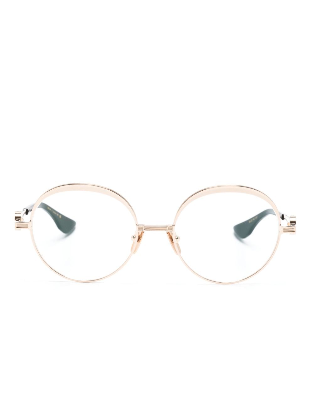 Dita Eyewear Nukou Round-frame Glasses In Gold