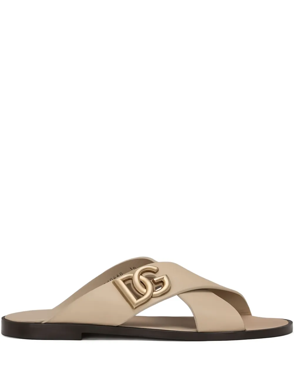 Dolce & Gabbana DG-logo leather sandals | Neutrals | Image 1