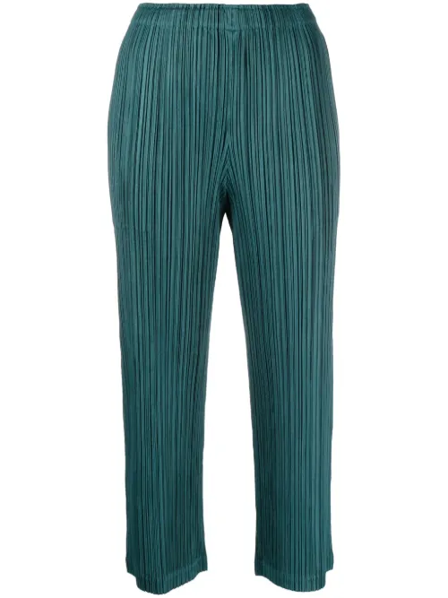 Pantalon court à design plissé - Pleats Please Issey Miyake - Modalova