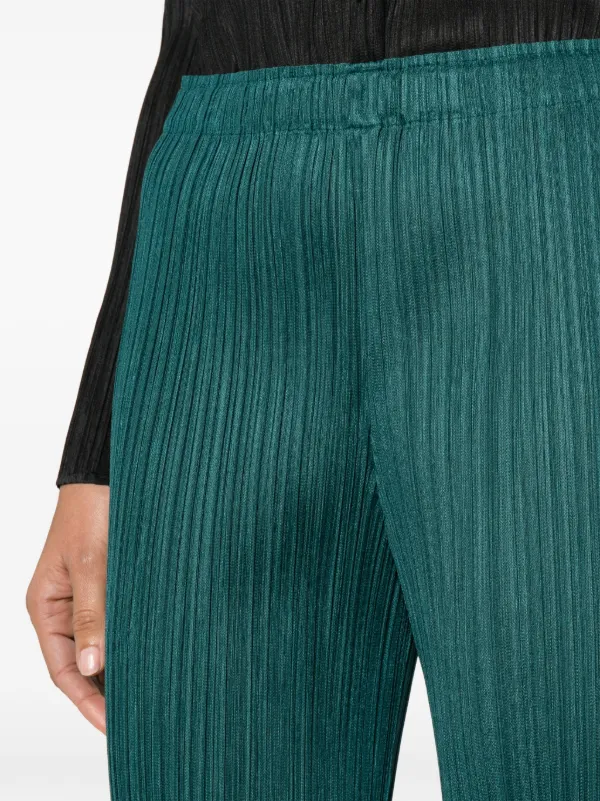 PLEATS PLEASE クロップド パンツ Pleats Please Issey Miyake Thicker Bounce クロップドパンツ