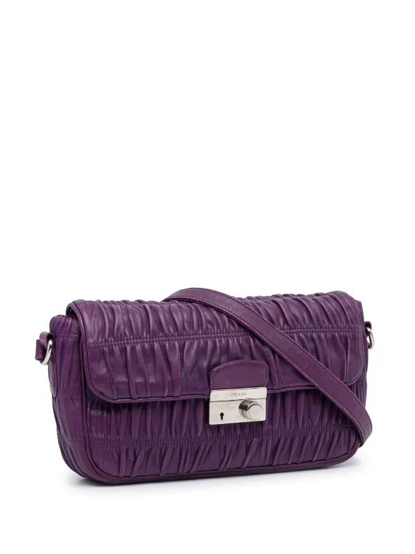 Prada or Prada like bag purple mini bag crossbody - Women's handbags