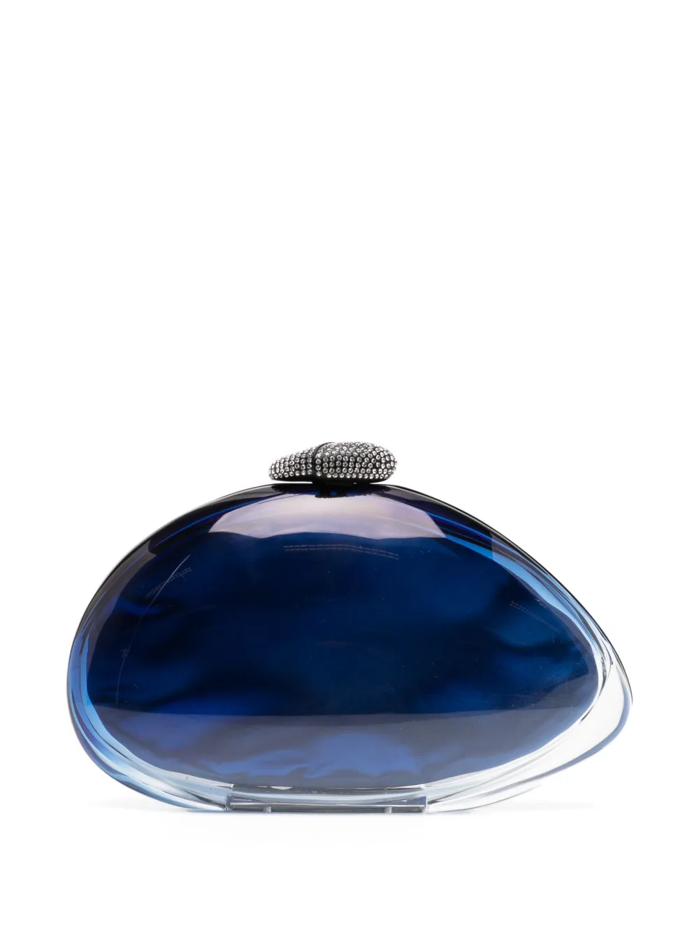 Benedetta Bruzziches Ariel clutch met gesp Blauw
