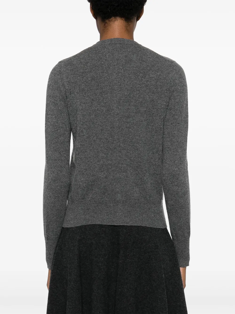 extreme cashmere Kasjmier vest met knopen Grijs