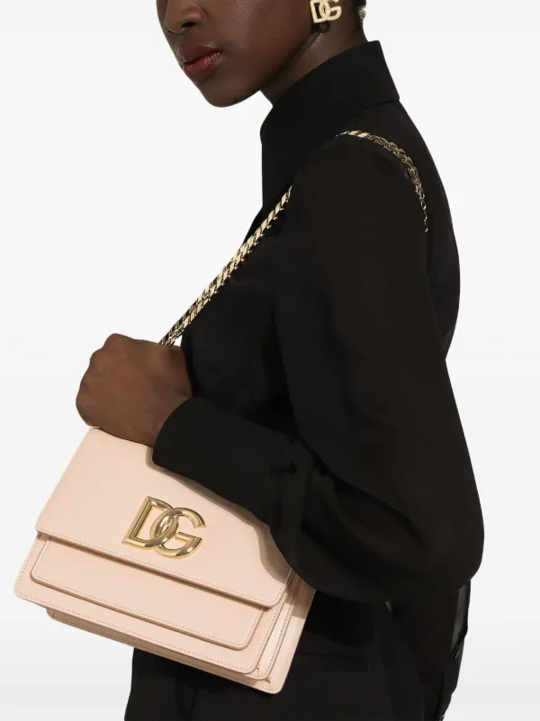 Dolce & Gabbana ピンクショルダーバッグ 希少 DOLCE&GABBANA ドルガバ ディボーション ショルダーバッグ