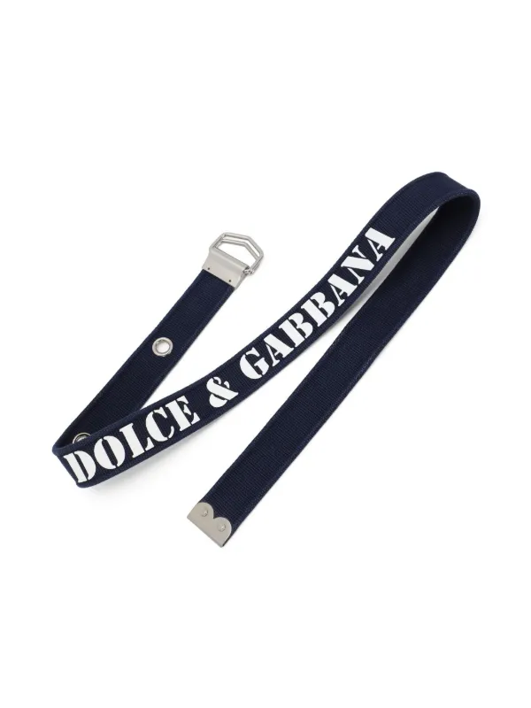 Dolce & Gabbana ロゴ ベルト | ブルー | FARFETCH JP