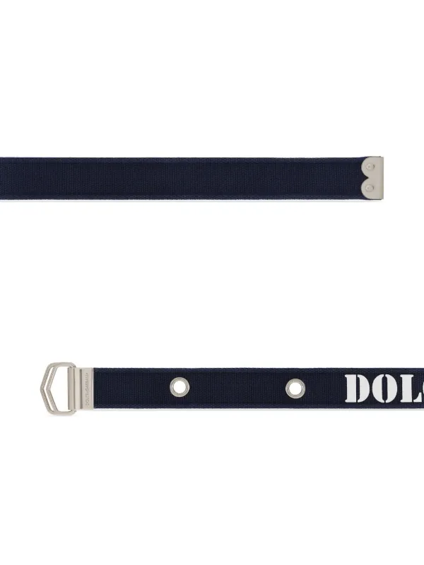 Dolce & Gabbana ロゴ ベルト | ブルー | FARFETCH JP