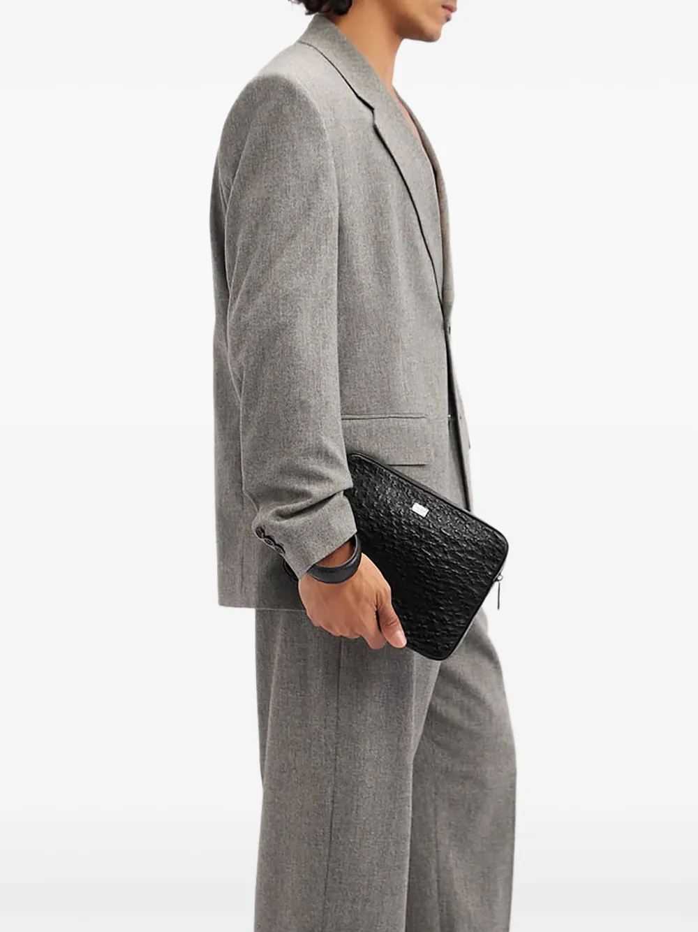 Dolce & Gabbana embossed-leather clutch bag | Image 2