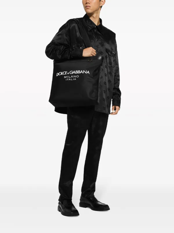 トートバッグ Dolce & Gabbana Dolce Gabbana Logo Shopping Bag Dolce & Gabbana Woven Tote Bag | Harrods US