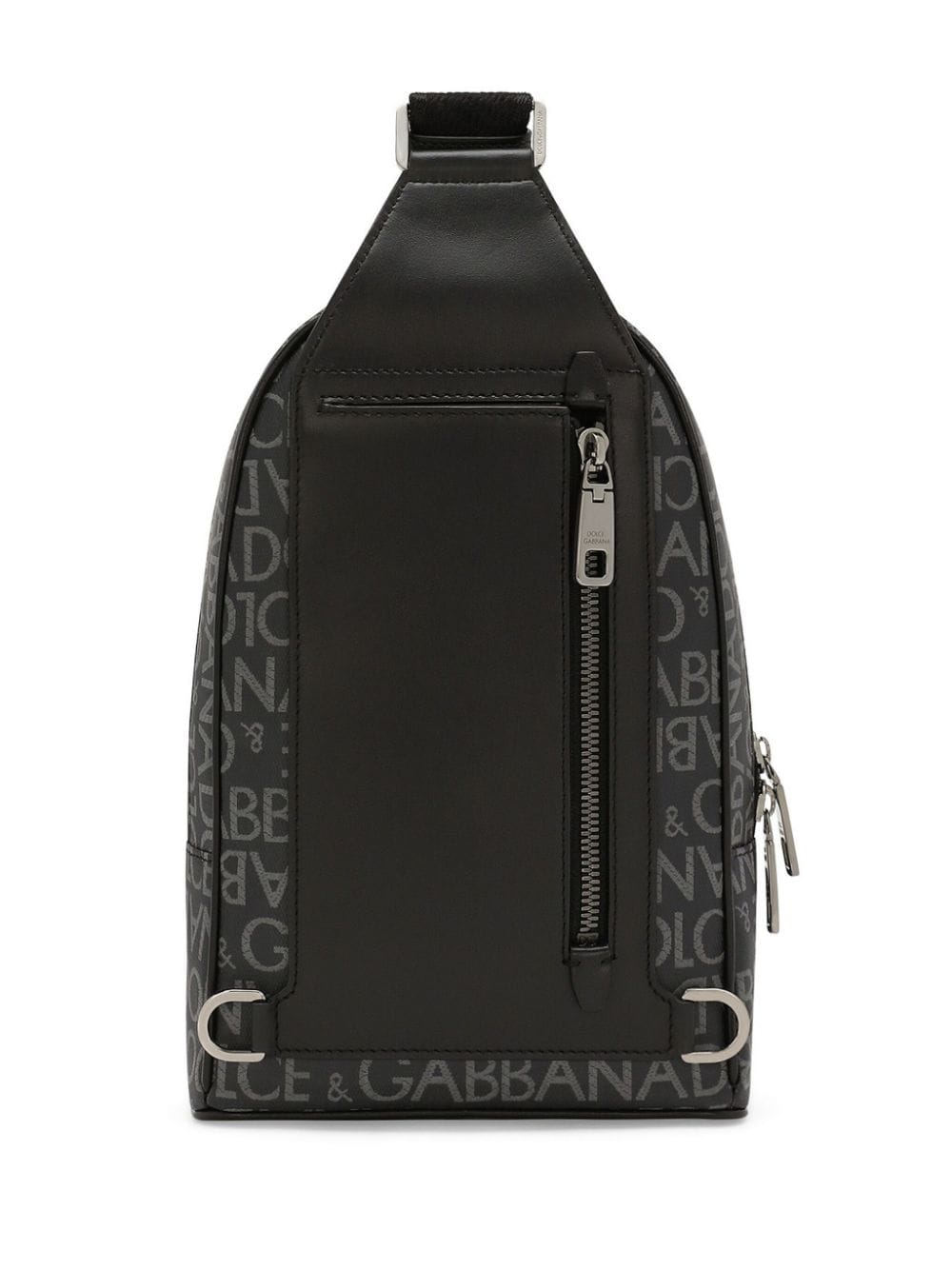 Shop Dolce & Gabbana Logo-plaque Adjustable-strap Belt Bag In Black