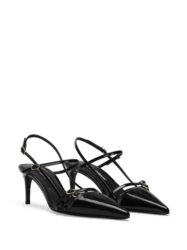 Dolce & Gabbana DG-plaque Leather Pumps | Black | FARFETCH Dolce & Gabbana DG-plaque Leather Pumps | Black | FARFETCH