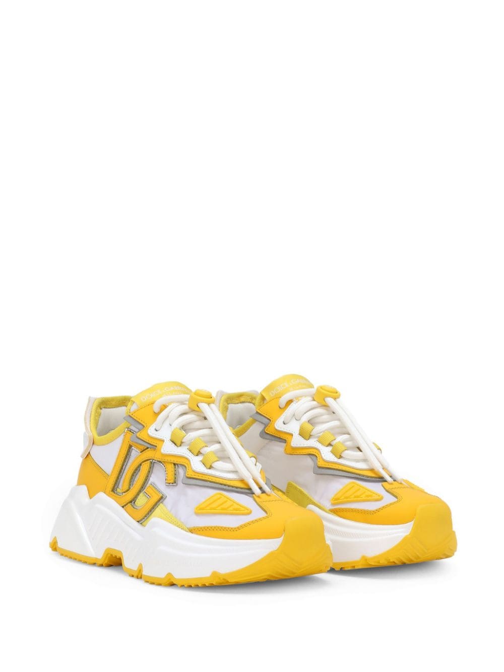 Shop Dolce & Gabbana Daymaster Chunky Sneakers In Yellow