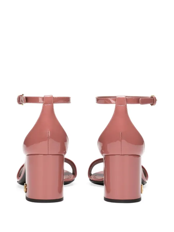 サンダル・ミュール Dolce & Gabbana Pink Patent Leather Sandals 19172343_43249818_600.jpg