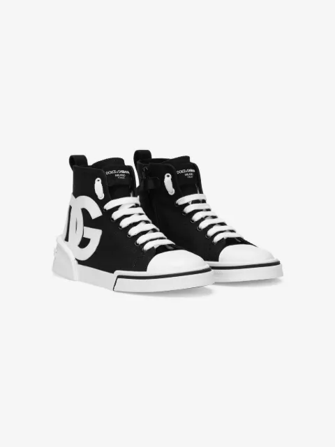 Dolce & Gabbana Kids Portofino Space high-top sneakers