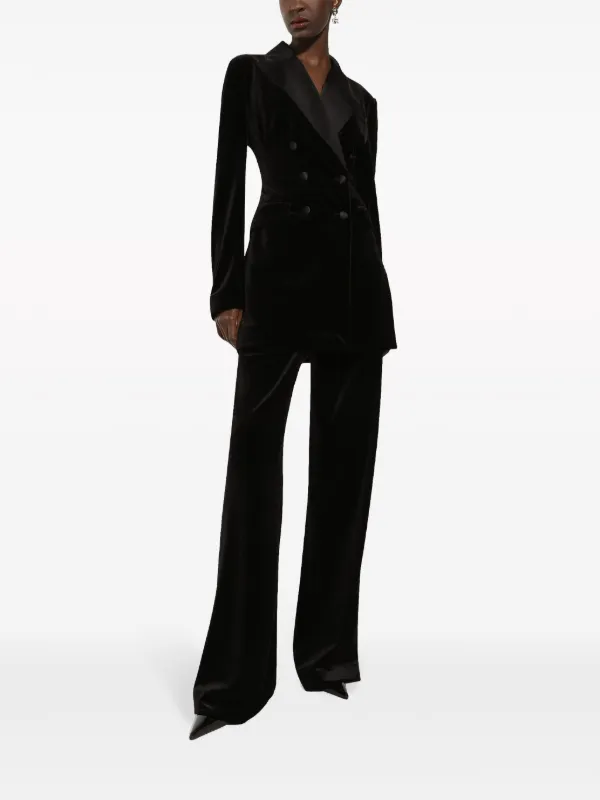 Turlington velvet blazer