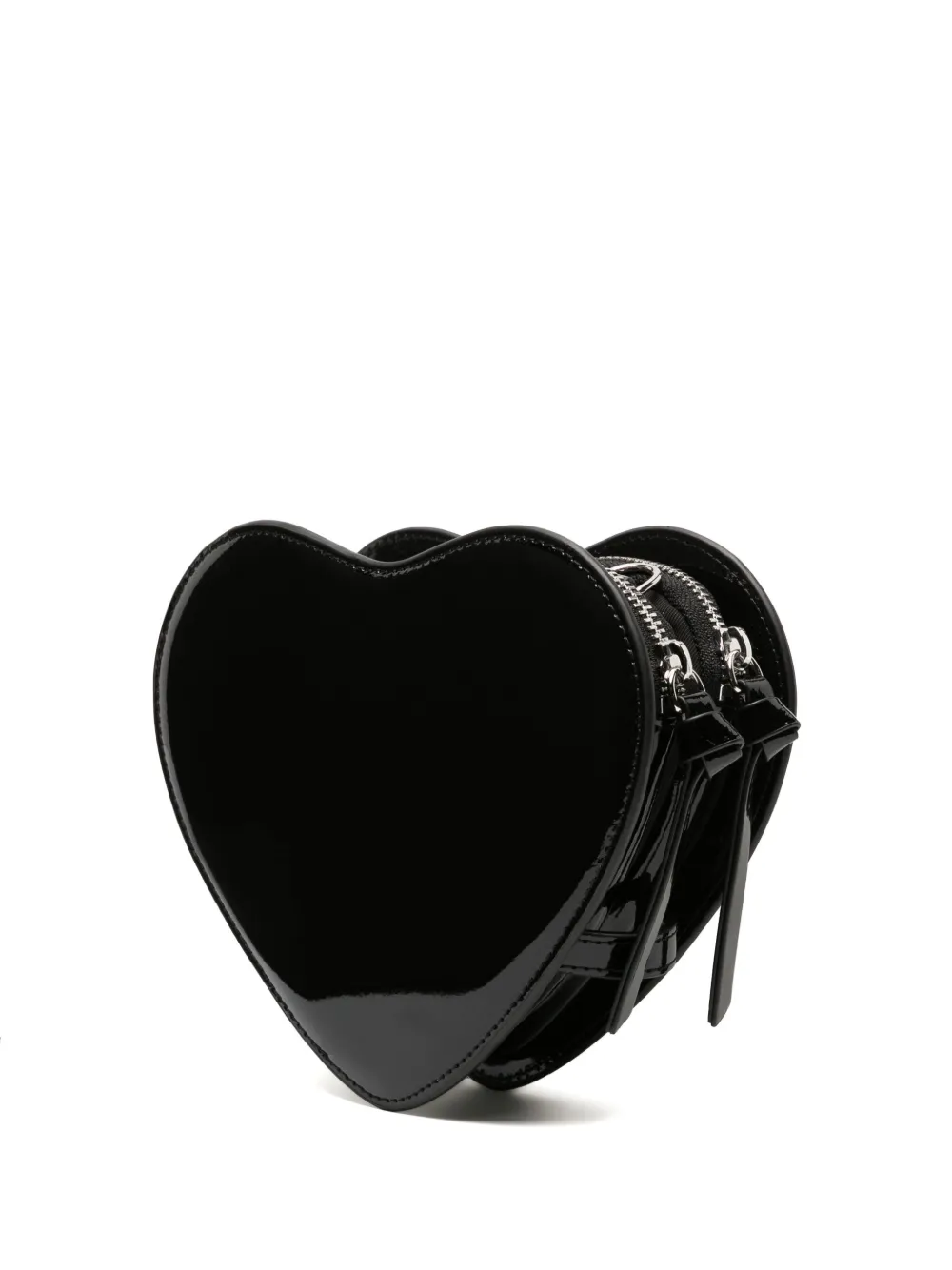 Vivienne Westwood Louise Heart leren tas Zwart