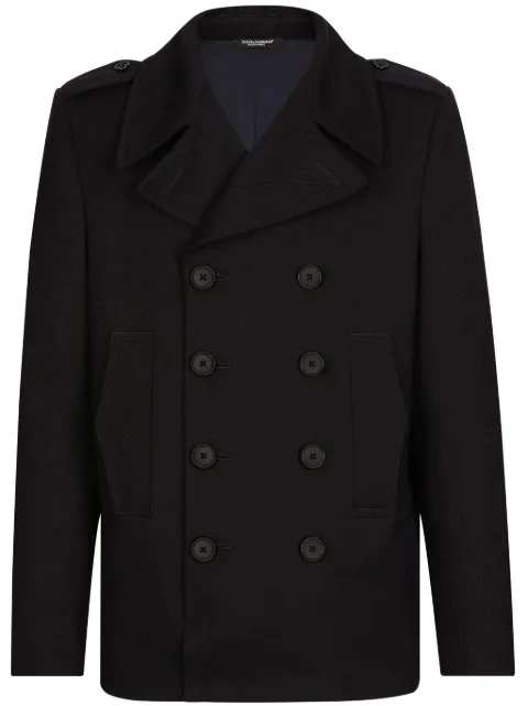 Dolce & Gabbana cotton double-breasted blazer