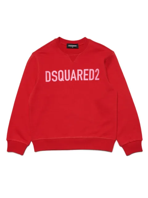 DSQUARED2 KIDS logo-print cotton sweatshirt