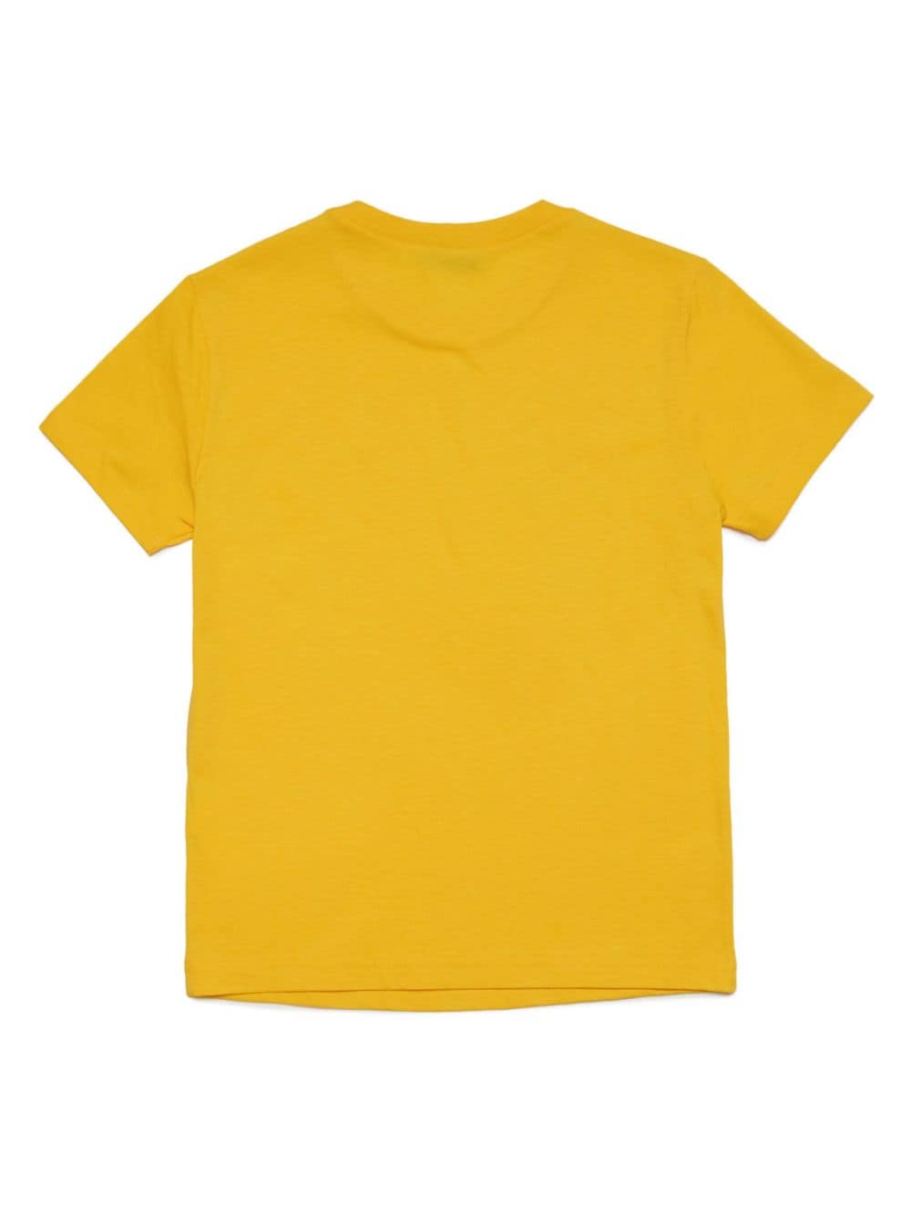 Nº21 Kids Katoenen T-shirt met logoprint - Geel