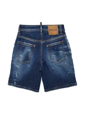 DSQUARED2 KIDS Boys Denim Shorts - Shop Designer Kidswear on