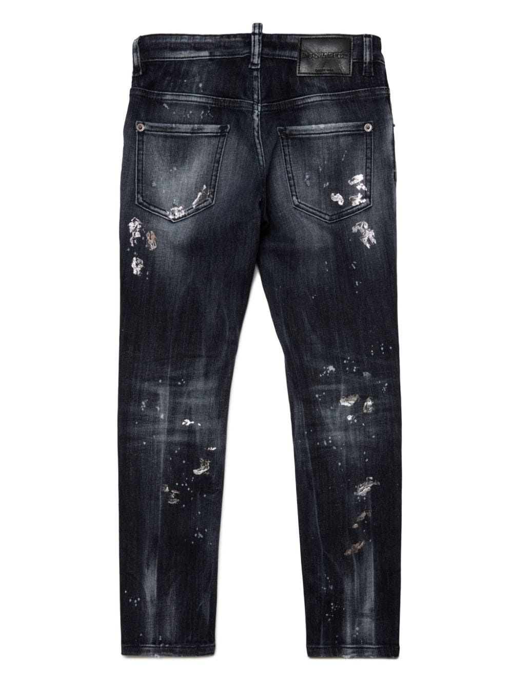 Dsquared2 Kids Straight jeans Zwart