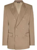 Dolce & Gabbana duchesse double-breasted blazer - Brown
