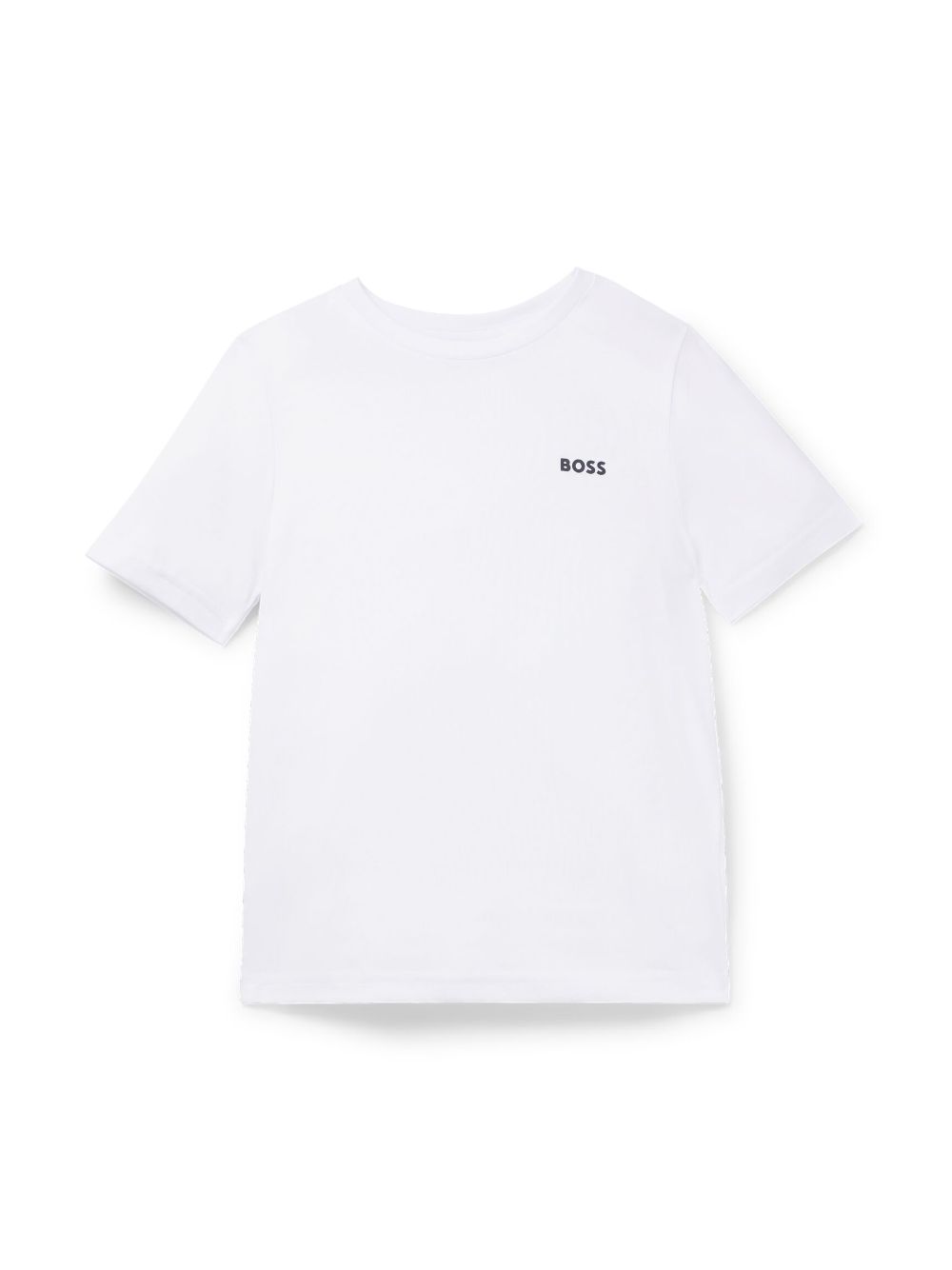 BOSS Kidswear logo-print cotton T-shirt Wit