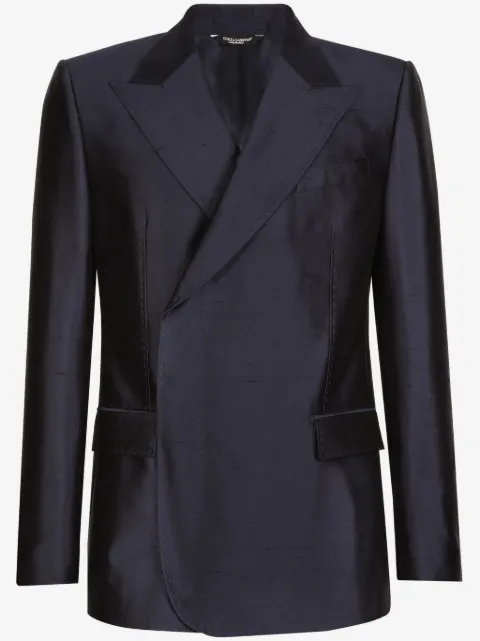 Dolce & Gabbana Doppelreihiges Jackett aus Seide