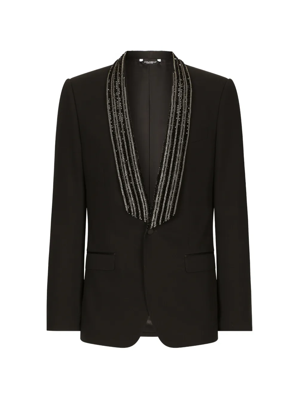 Dolce & Gabbana Blazer met pailletten Zwart