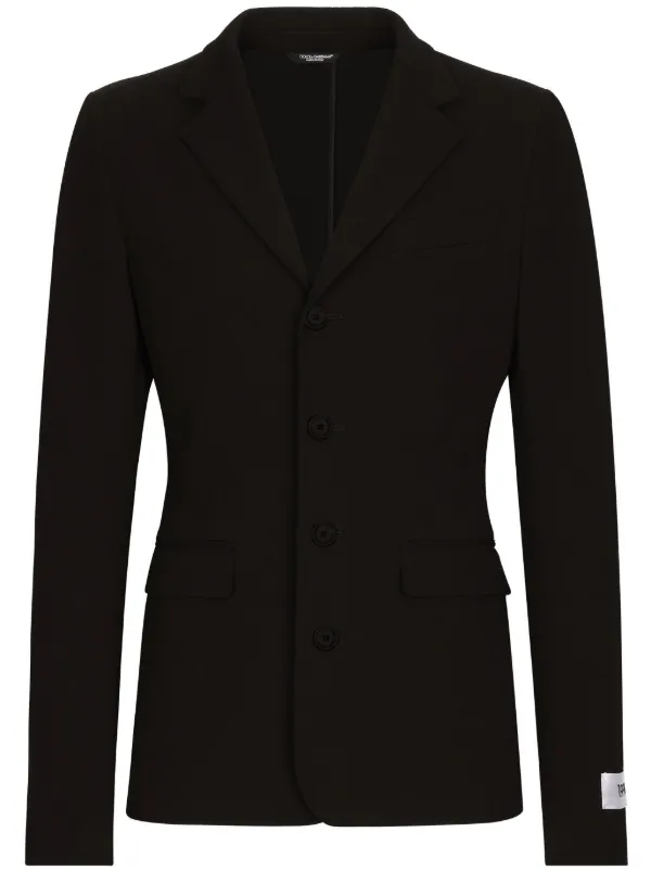 Dolce & Gabbana シングルジャケット ブラック Dolce & Gabbana シングルジャケット | ブラック | FARFETCH JP