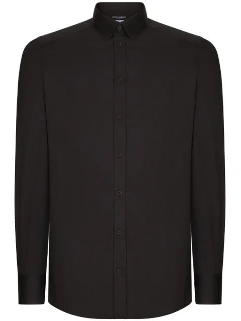 Dolce & Gabbana long-sleeve stretch-cotton shirt