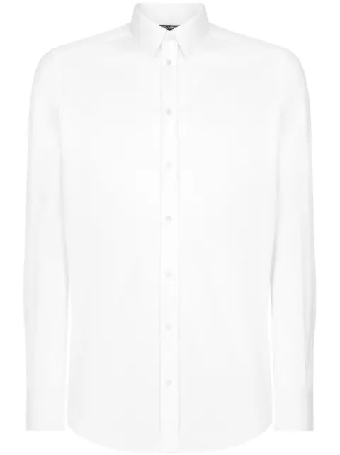 Dolce & Gabbana long-sleeve stretch-cotton shirt