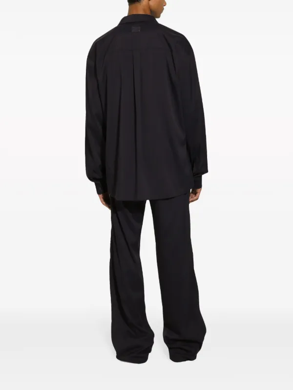 Dolce & Gabbana プリーツディテール シャツ | ブルー | FARFETCH JP