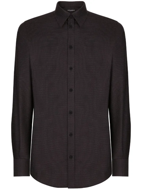 micro dot dress shirt Micro Dot Slim Fit Business Dress Shirt XL