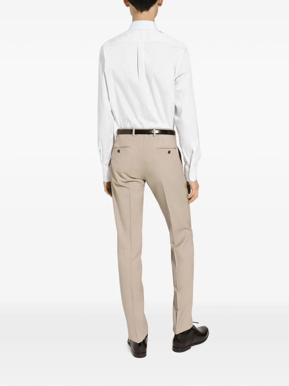 Dolce & Gabbana Stretch katoenen overhemd Wit