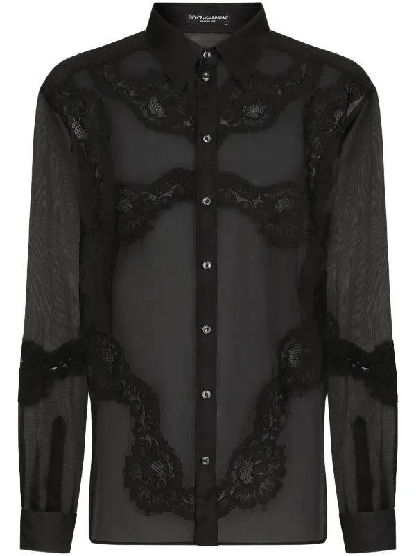レディース digne sheer shirtsディニュ シアーシャツ ブラック