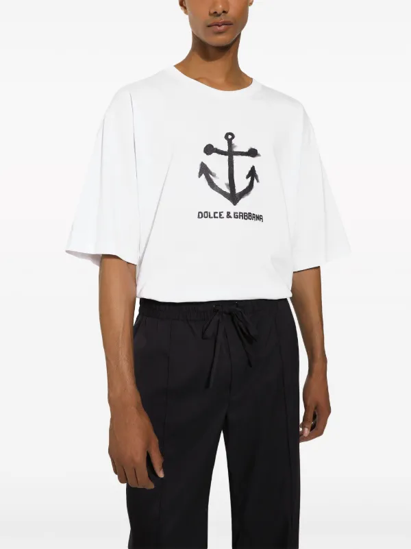 【関税込み】Dolce&Gabbana ホワイト Marina Tシャツ Dolce & Gabbana Marina Tシャツ | ホワイト | FARFETCH JP