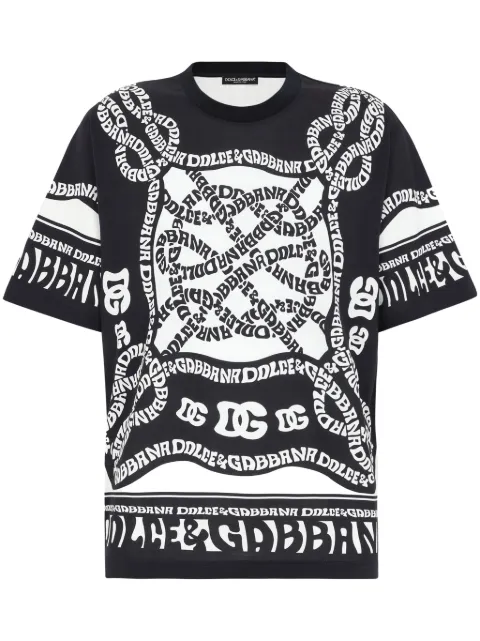 Dolce & Gabbana playera con logo estampado