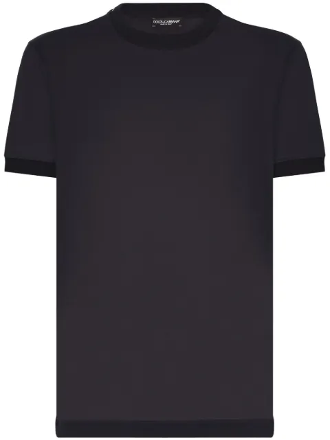 Dolce & Gabbana crew-neck silk T-shirt 